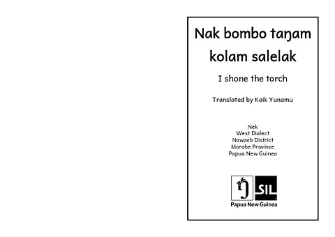 Ich leuchtete mit der Taschenlampe