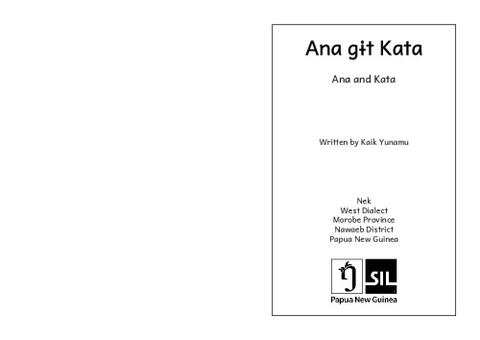 Ana und Kata